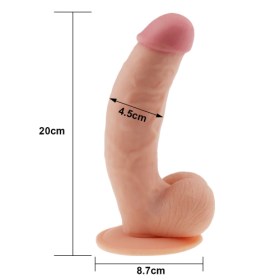 Ultra Soft realistični mekani silikonski dildo LVTOY00111-3